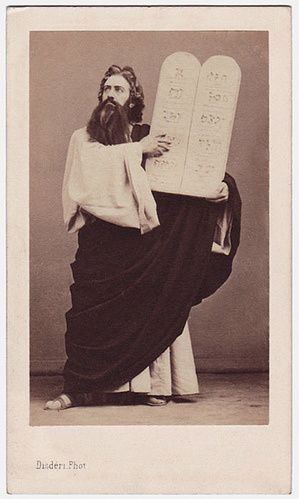 Louis Henri Obin als Moses. 1870