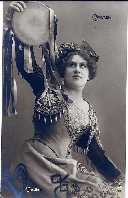 Emmy Destinn als Carmen 1905