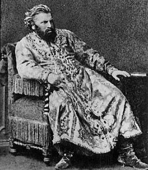 Ivan Melnikov (1832-1906) de oer-Boris die de rol van Boris Godoenow creëerde in 1874 .