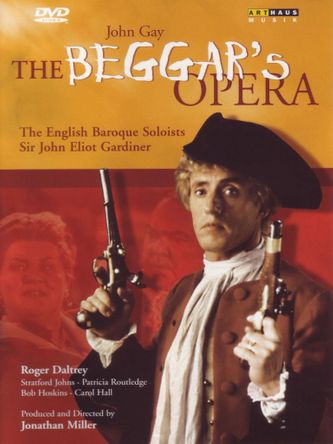 Roger Dalttrey als Macheath in de Beggar's Opera productie van de BBC voor televisie 1983.