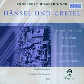 Historische opname van de Hessischer Rundfunk onder Otto Matzerrath met Erko Köth als Gretel. en ook de Hoogte punten  aan de 